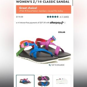 Women’s Z/1 Classic Chaco Sandals size 8